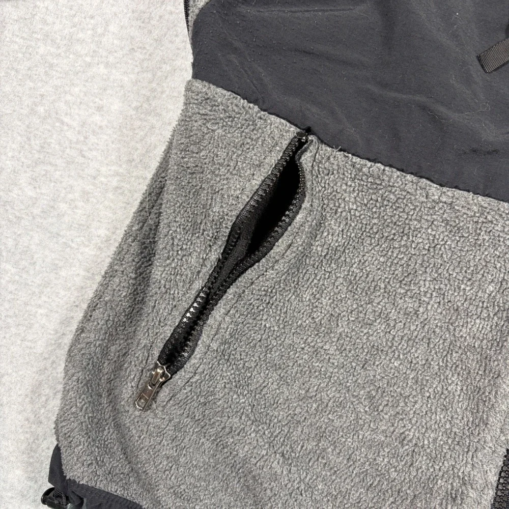 The North Face Denali Fleece Jacket Men Small Gray Black Full Zip Denali 1